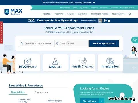 maxhealthcare.in