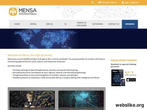 mensa.org