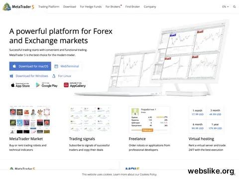 metatrader5.com