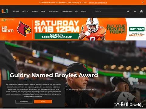 miamihurricanes.com