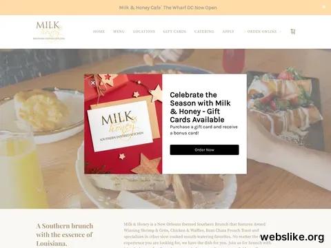 milknhoneycafe.com