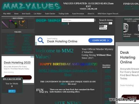 mm2values.com