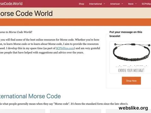 morsecode.world