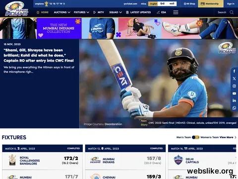 mumbaiindians.com