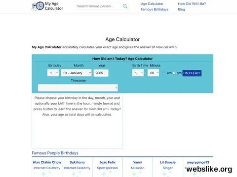 myagecalculator.com