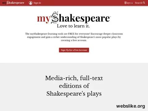 myshakespeare.com