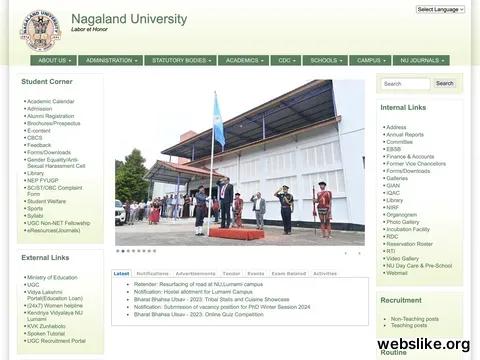 nagalanduniversity.ac.in