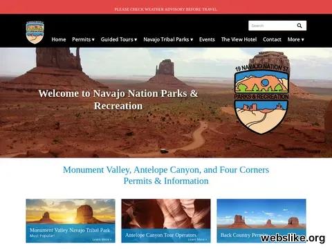 navajonationparks.org