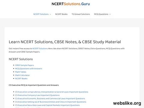 ncertsolutions.guru