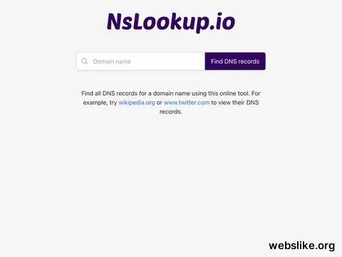 nslookup.io