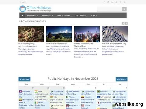 officeholidays.com