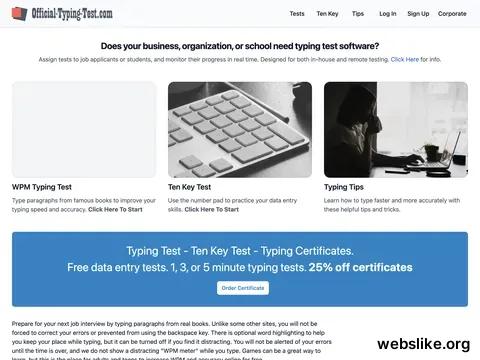 official-typing-test.com