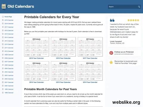 oldcalendars.com