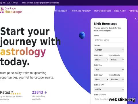 onepagehoroscope.com