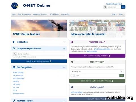 onetonline.org