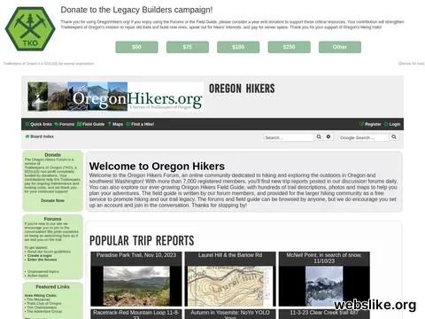 oregonhikers.org