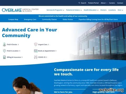 overlakehospital.org