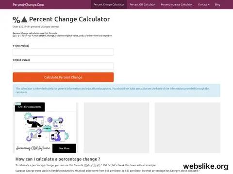 percent-change.com