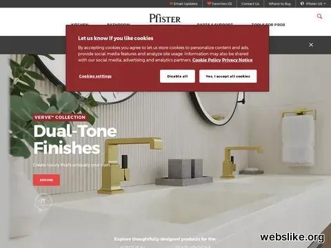 pfisterfaucets.com