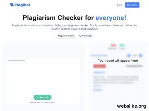 plagibot.com