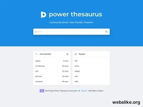 powerthesaurus.org