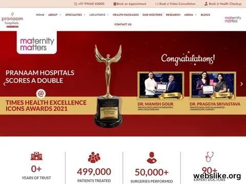 pranaamhospitals.com