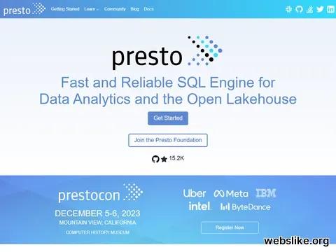 prestodb.io