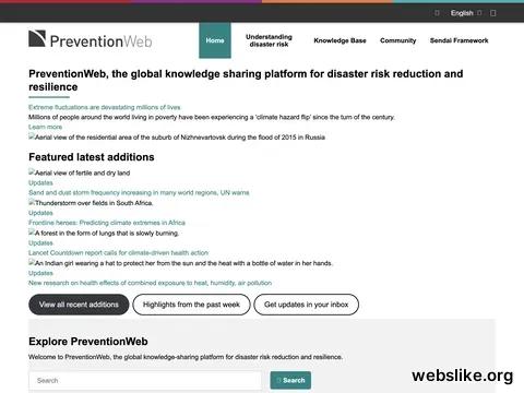 preventionweb.net