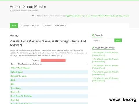 puzzlegamemaster.com