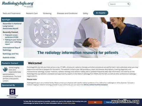 radiologyinfo.org