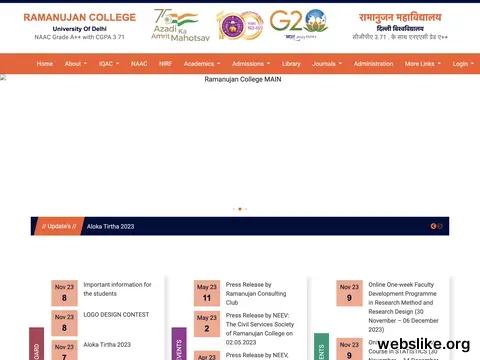 ramanujancollege.ac.in