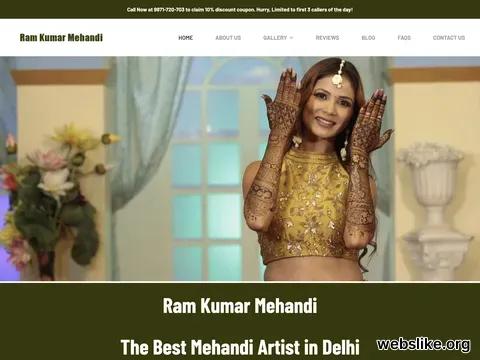 ramkumarmehandi.com