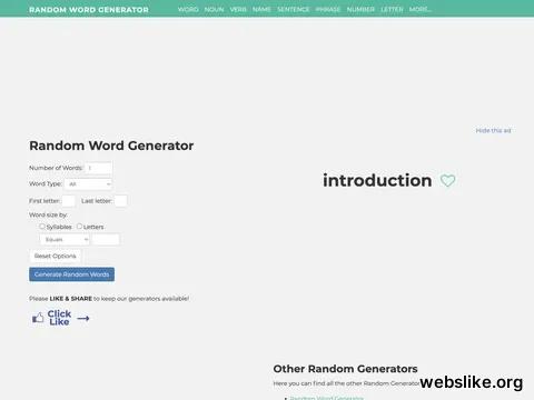 randomwordgenerator.com