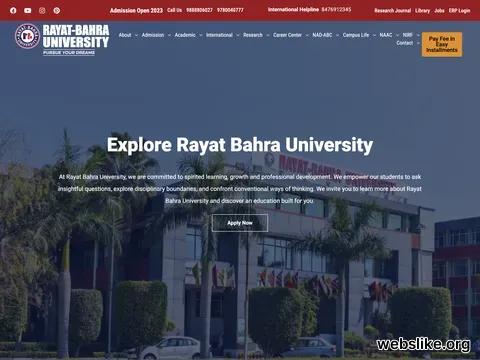 rayatbahrauniversity.edu.in