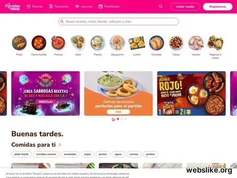 recetasnestle.com.mx