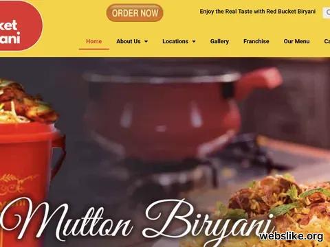 redbucketbiryani.com