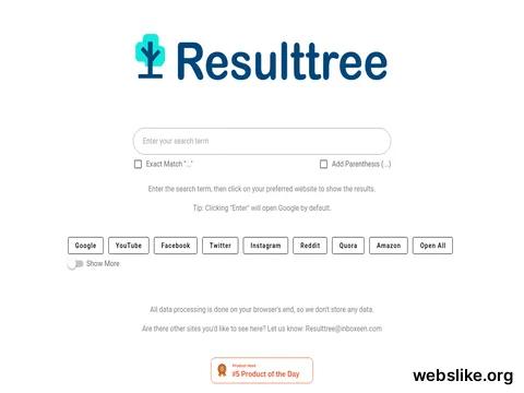 resulttree.com