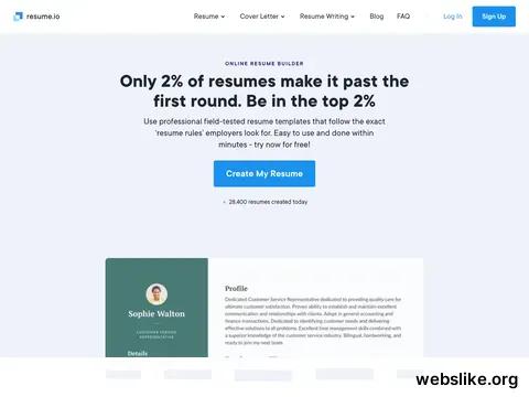 resume.io