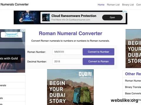 romannumeralsconverter.net