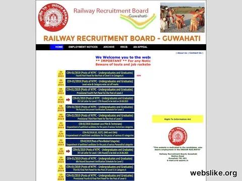 rrbguwahati.gov.in