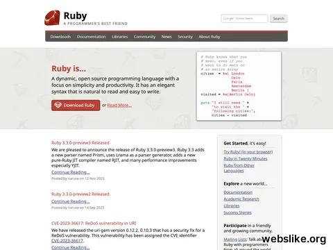 ruby-lang.org