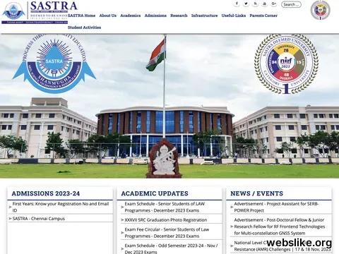 sastra.edu