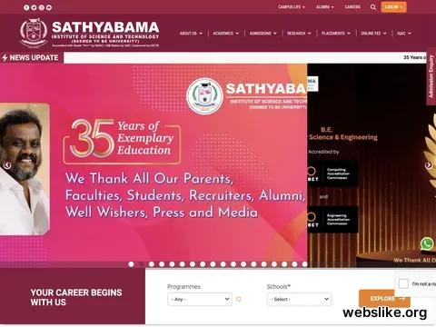 sathyabama.ac.in