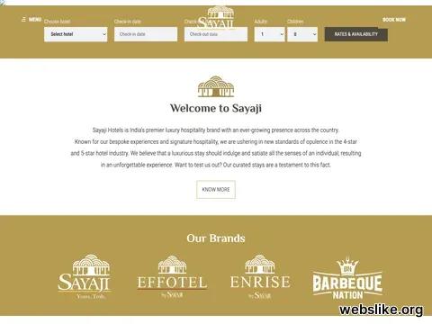 sayajihotels.com