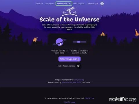 scaleofuniverse.com