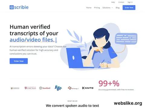 scribie.com