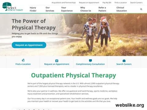 selectphysicaltherapy.com