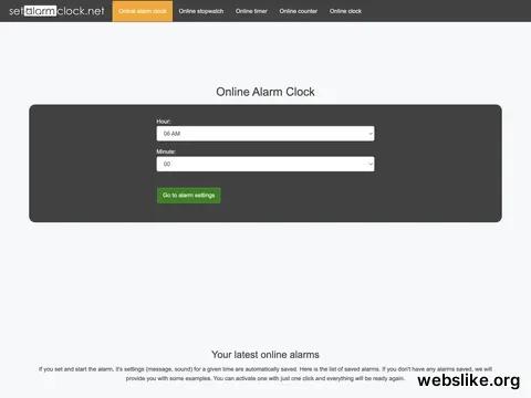 setalarmclock.net