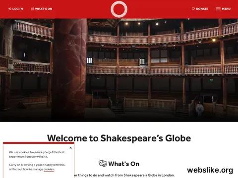 shakespearesglobe.com