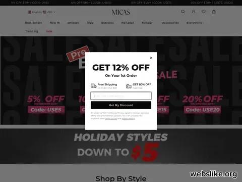 shopmicas.com